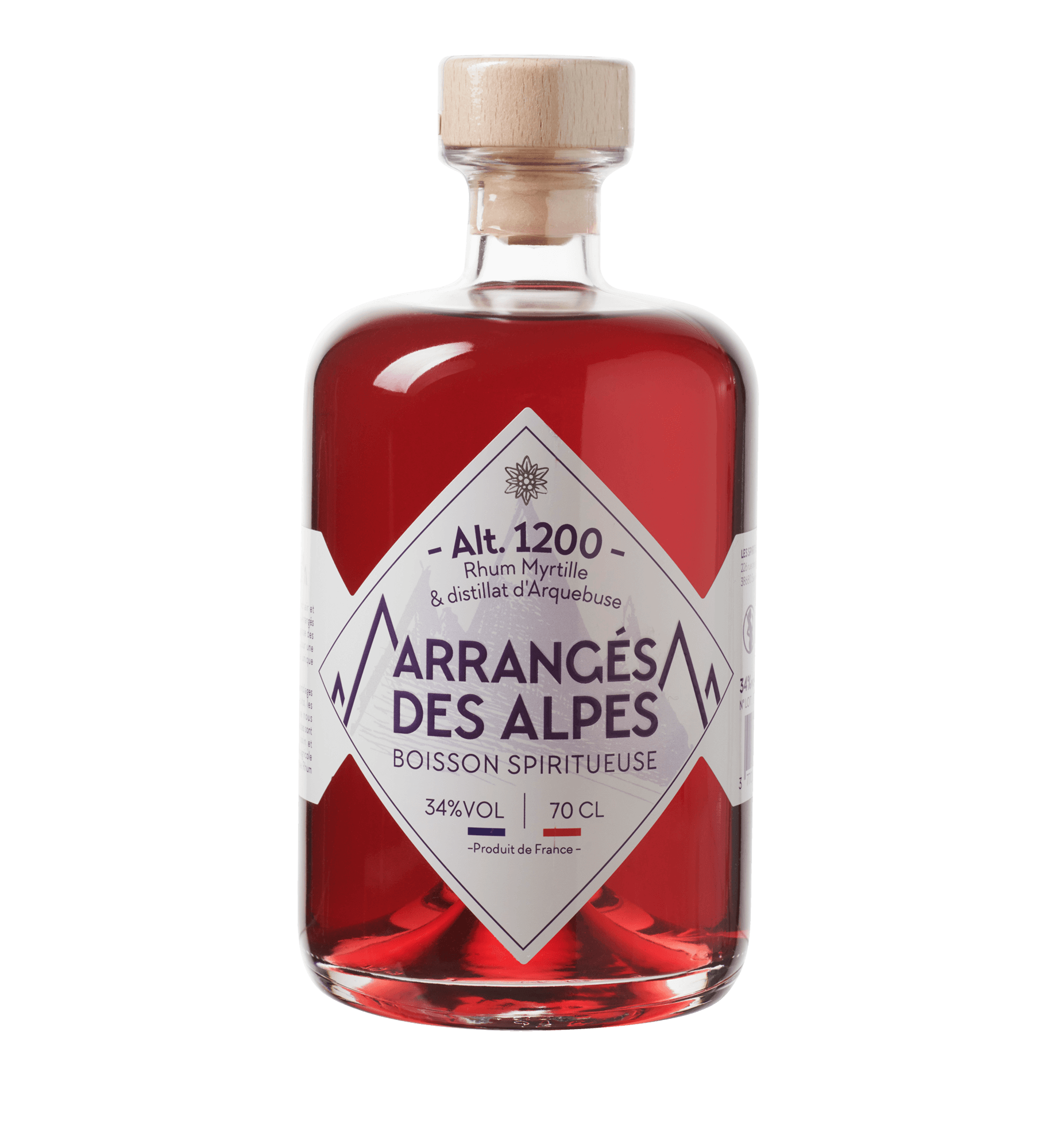 Rhum Arrangé Myrtille, Mure & distillat d’arquebuse - Alt 1200