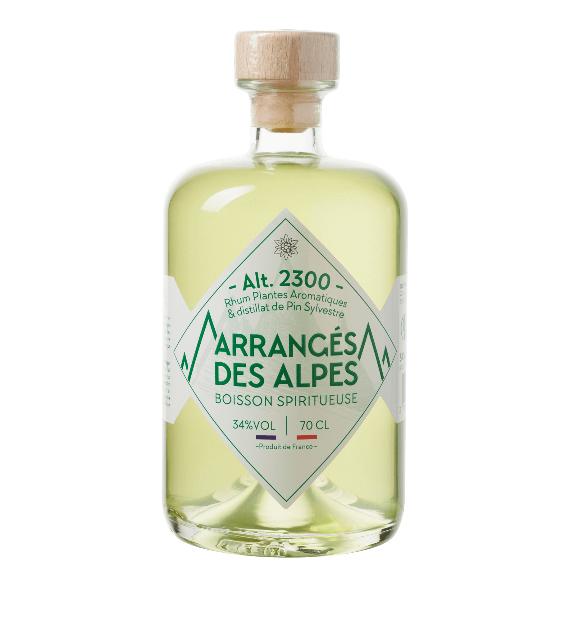 Rhum Arrangé aux plantes aromatique & distillat de pin sylvestre - Alt 2300