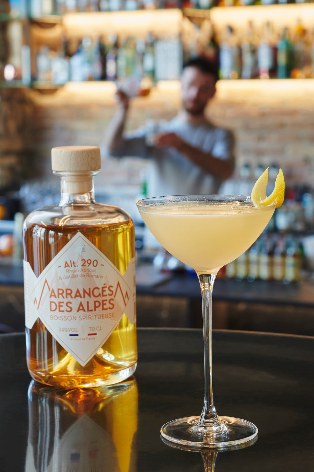 Rhum Arrangé Abricot et distillat de Romarin - Alt 290