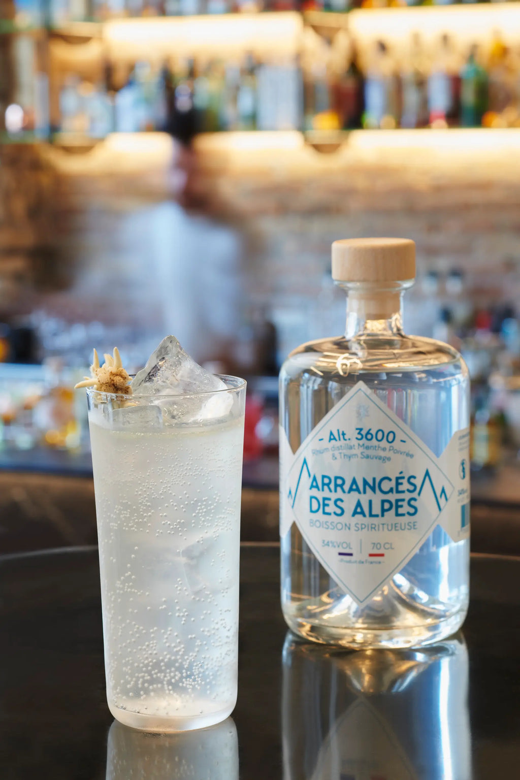 Rhum Arrangé double distillat de menthe poivrée & Thym sauvage - Alt 3600