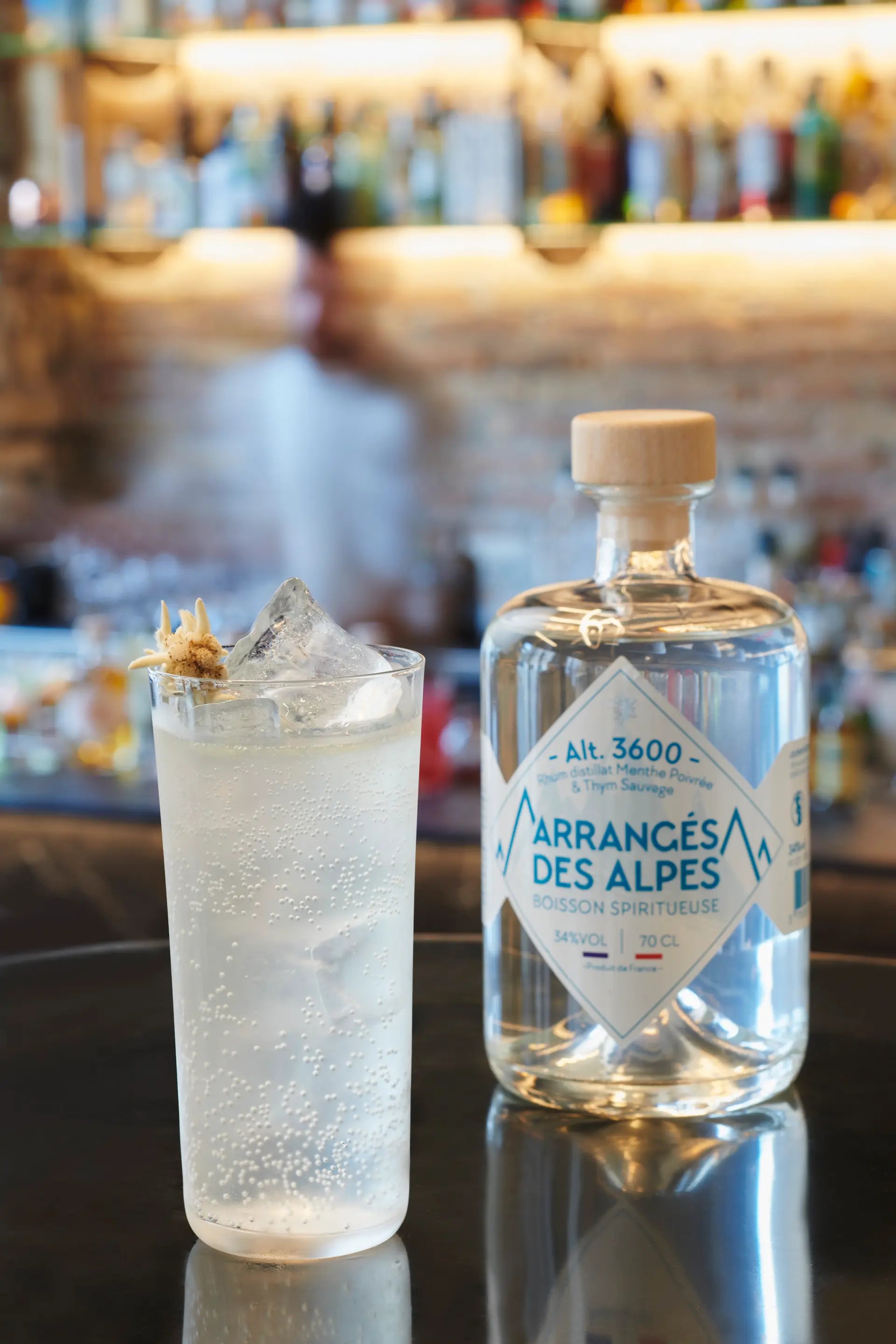 Rhum Arrangé double distillat de menthe poivrée & Thym sauvage - Alt 3600