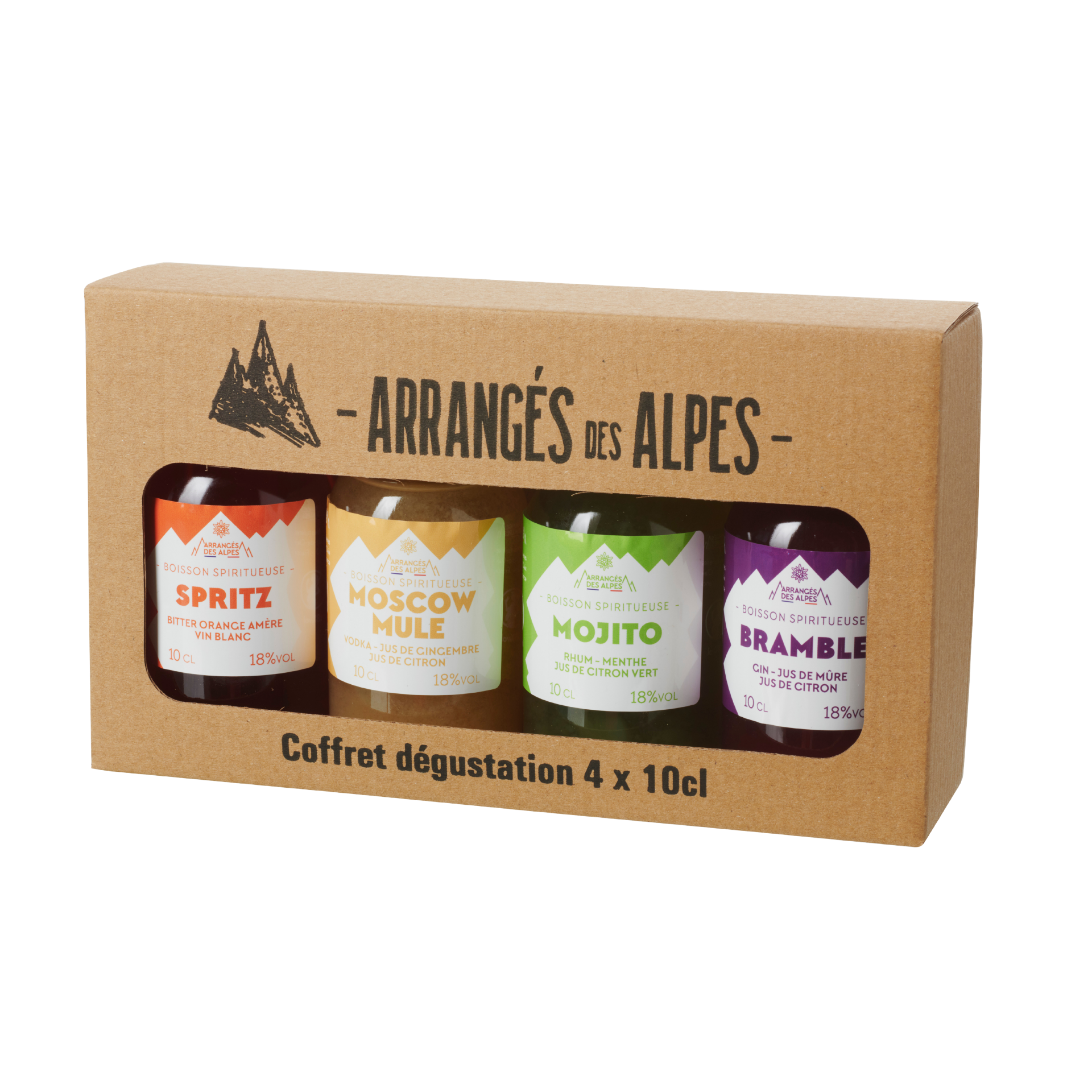 Coffret dégustation : un mix de nos cocktails